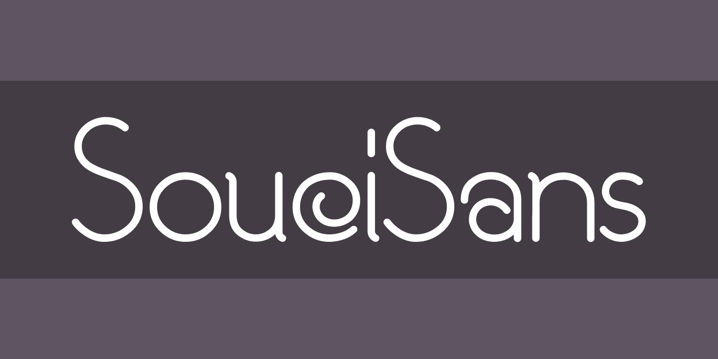SouciSans Font preview